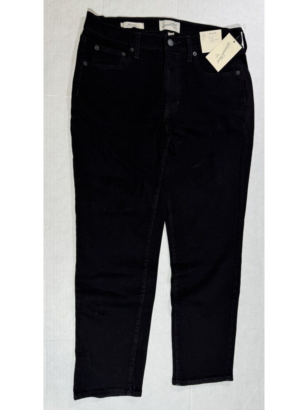 Universal Thread Black Ankle Jeans 80s Slim Mid Rise Womens Size 8 NEW!! NWT!!